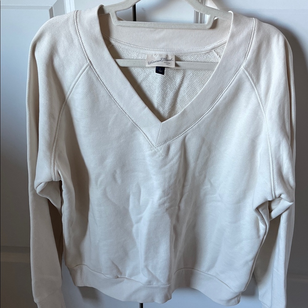 Universal Thread Off-White Knit Top